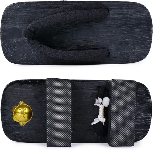 Miniatura 6 de Japanese Wooden Clogs with Tabi Socks For Men Women