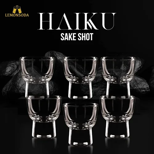 Miniatura 7 de LEMONSODA Haiku - Juego de vasos de chupito de sake, vasos de chupito de cristal de 2 onzas para sake, tequila, whisky, vodka, ginebra – Ideal