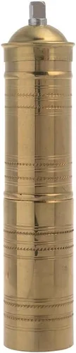 Miniatura 30 de Molinillo manual de cobre antiguo para granos de café árabes griegos turcos y sal de pimienta de especias, latón