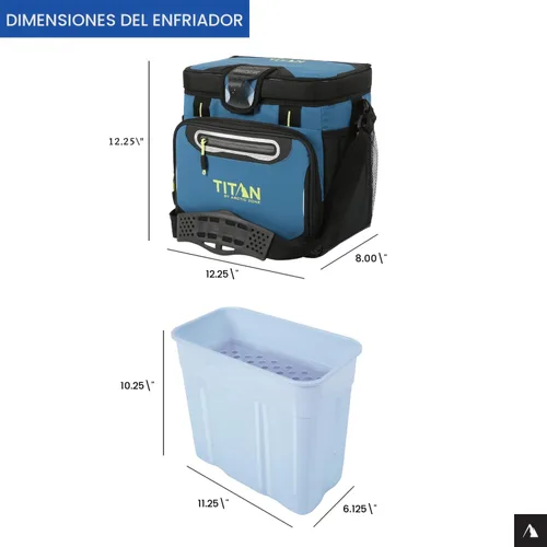 Miniatura 8 de Titan by Arctic Zone Deep Freeze Cooler - Enfriador de cuerpo duro sin cremallera, aislamiento de congelación profunda, forro de cuerpo duro