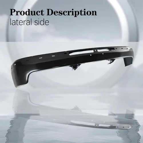 Miniatura 5 de CarPartsDepot Barra frontal del parachoques negro Compatible con 1999-2002 Silverado 1500 2500 3500 y 2000-2006 Suburban/Tahoe GM1002375 12335826