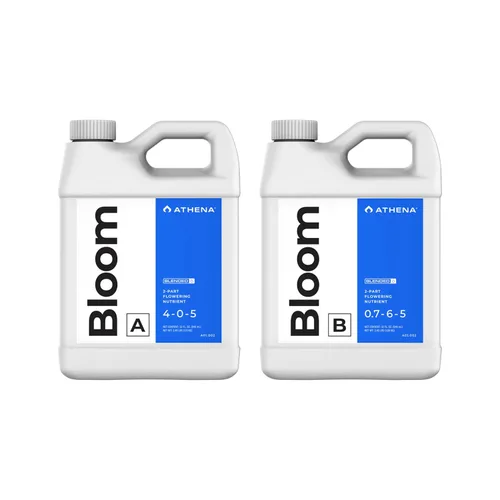 Miniatura 9 de Athena Blended Bloom A&B Fertilizante líquido de floración de 2 partes para hidroponía y suelo Alimento vegetal Bloom Booster NPK A 4-0-5 B