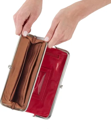 Miniatura 10 de HOBO Cartera de mano de cuero Lauren para mujer