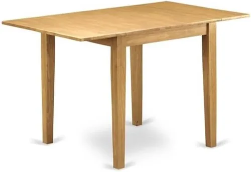 Miniatura 3 de East West Furniture NDVA3-LWH-C Juego de mesa y sillas de cocina de 3 piezas contiene una mesa de comedor rectangular con gotas y 2 sillas tapizadas