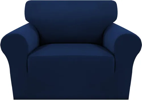 Miniatura 36 de MeilleMaison Funda elástica para sillón 2024, 1 pieza, lavable, protector de muebles para mascotas, funda de sofá antideslizante con parte inferior