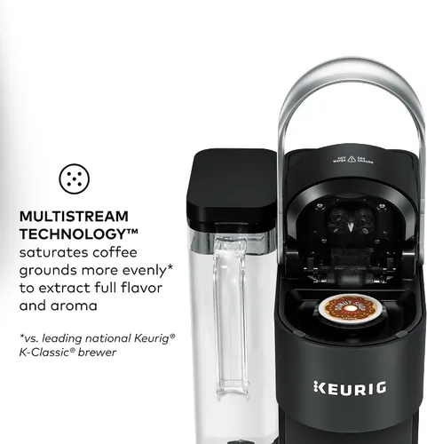 Miniatura 7 de Keurig K-Supreme SMART - Cafetera inteligente, tecnología MultiStream, prepara tamaños de taza de 6 a 12 onzas, color negro Brewid y Multistream