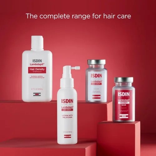 Miniatura 10 de ISDIN Lambdapil Hair Density Capsules: Cápsulas de vitaminas engrosantes del cabello para adelgazar el cabello