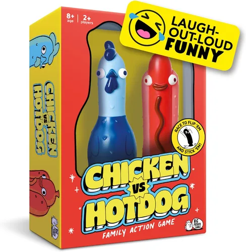 Miniatura 8 de Big Potato Chicken vs Hotdog: El juego de fiesta caótico definitivo Juego de fiesta Flipping-Fun para familias y noches de juego Contenido
