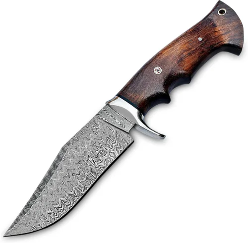 Miniatura 6 de Cuchillo de Hoja Fija Hecho a Mano Premium para Bushcraft y Caza – Hoja Afilada como Navaja, Diseño Duradero para Entusiastas del Aire Libre