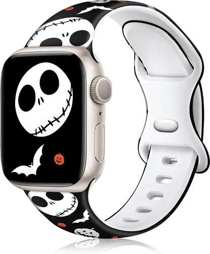 Miniatura 8 de Dressy Designer - Correa de silicona para orgullo compatible con Apple Watch para mujeres y hombres de 38/40/41/42/44/45/46/1.929 in, correas