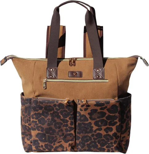 Miniatura 18 de ESVAN Bolsa de pañales Totepack Mochila 2 en 1 para mujer, multifuncional, de gran capacidad, con bolsillos aislados, viaje Multifunctional Rosa