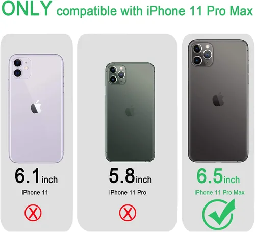 Miniatura 2 de JJGoo Funda compatible con iPhone 11 Pro Max, transparente, suave, a prueba de golpes, delgada, funda protectora delgada para teléfono de 6.5