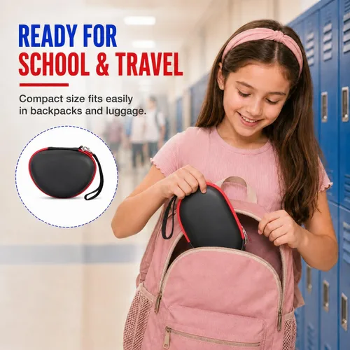 Miniatura 7 de ANKHOH Funda para eKids, para Beats Studio Pro, Solo3, Studio3, Solo2, auriculares inalámbricos Bluetooth portátiles, para niños y niños pequeños