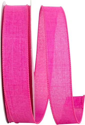 Miniatura 51 de Cinta Reliant Ribbon 92573W-031-09K para borde con alambre Everyday Linen Value, 1-1/2 pulgadas x 50 yardas, color negro