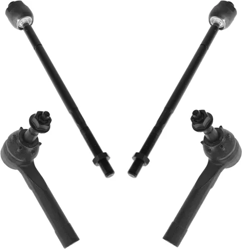 Miniatura 29 de TRQ Juego de barras de acoplamiento delanteras interiores y exteriores de 4 piezas compatible con Jeep Cherokee 1991-2001 y Comanche 91-92