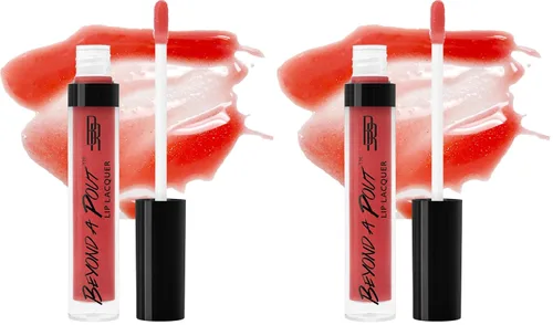 Miniatura 14 de Black Radiance Beyond A Pout Lip Lacquer Lip Gloss, Cajun Spice
