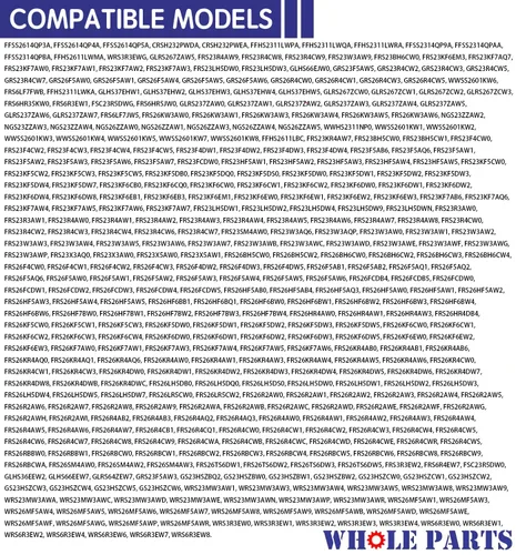Miniatura 9 de Actuador de hielo para refrigerador Whole Parts 241681901 actualizado (blanco en color) - Compatible con Frigidaire, Crosley, Gibson