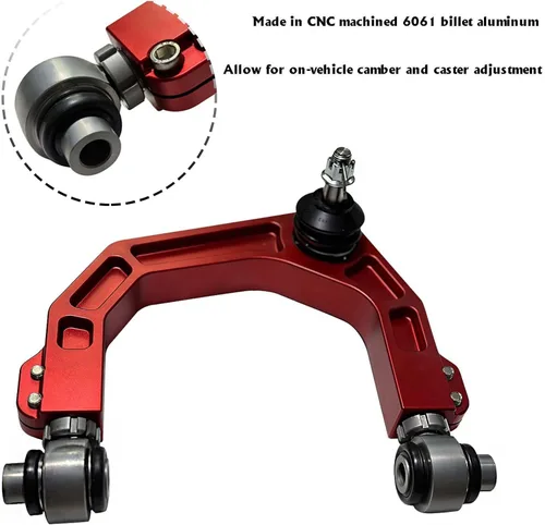 Miniatura 6 de BST BSSP Brazos de control delanteros superiores de aluminio forjado CNC, elevación de suspensión de 2-4", FUCA compatible con Chevy Silverado