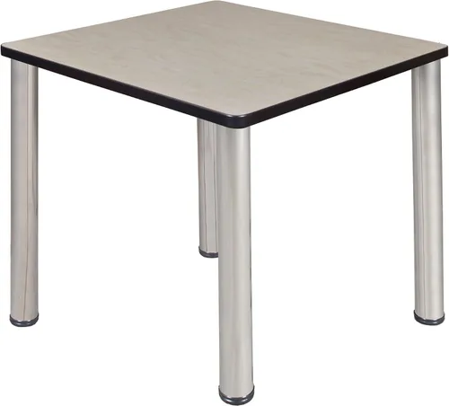 Miniatura 23 de Regency Kee - Mesa cuadrada pequeña para sala de descanso de 30 pulgadas, parte superior de cerezo, patas negras