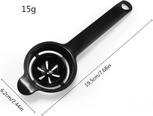 Miniatura 5 de Herramienta separadora de yema de huevo verde claro, herramienta de cocina para hornear huevo de grado alimenticio, herramientas de cocina de huevo