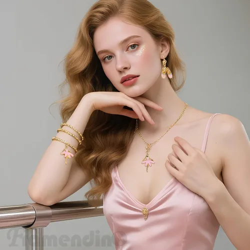 Miniatura 5 de Framendino, Esmalte Ballet Girl Charm Ballet Shoes Colgante Ballet Girl Colgante Ballet Girl Colgante para collar, aretes, pulsera, joyería artesanal