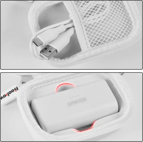 Miniatura 3 de BOOBOWL Funda de carga portátil compatible con Iwalk/para Feob/para Charmast/para Amelema/para LanLuk/para Anker Nano cargador portátil, mini bolsa