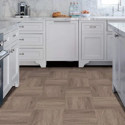 Miniatura 3 de FloorPops FP3321 Bungalow Peel & Stick - Azulejos para suelo, neutral.