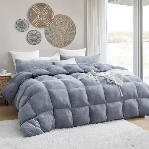 Miniatura 4 de Byourbed Boi He Thick® - Juego de edredón Coma Inducer® Alaskan King, color gris plateado