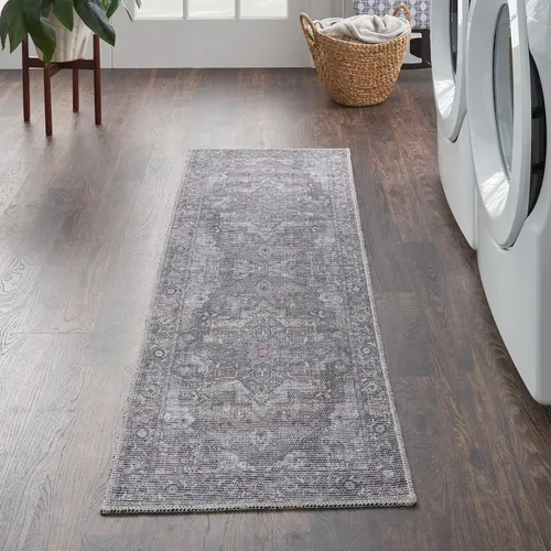 Miniatura 5 de Nourison Home New Concept - Alfombra lavable de 2 pies 2 pulgadas x 8 pies, fácil de limpiar, no se desprende, para dormitorio, sala de estar