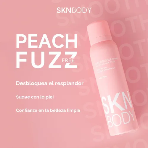 Miniatura 6 de SKNBODY Spray identificador de cabello para afeitado facial y herramienta de dermaplaning con 4 maquinillas de afeitar, spray de dermaplaning 1