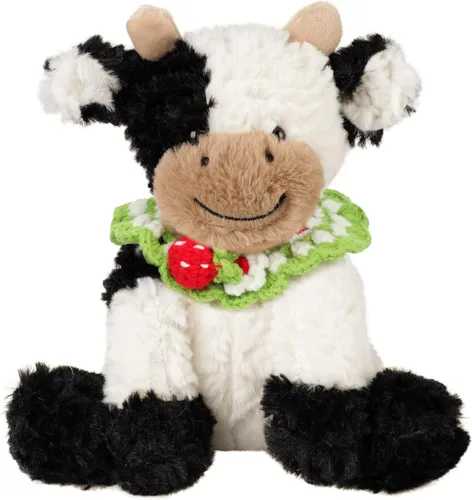 Miniatura 29 de Hopearl Adorable Vaca de Peluche, Juguetes de Vaca Flexible Suave, Animales de Peluche, Regalos de Cumpleaños Lindos para Niños, Niñas, Niños