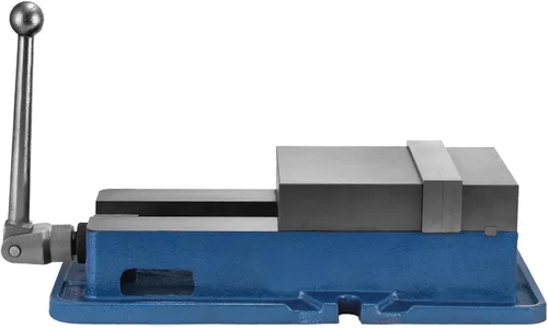 Miniatura 3 de Happybuy - Tornillo de banco de 6 pulgadas ACCU con traba de precisión, tornillo de banco para fresado de 6 pulgadas de ancho, prensa de taladro