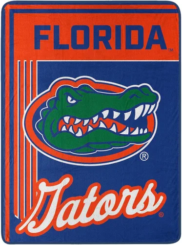 Miniatura 4 de Manta de 46 x 60 pulgadas con licencia oficial de la NCAA de Florida Gators – Manta de forro polar súper suave y ligera para el día del juego