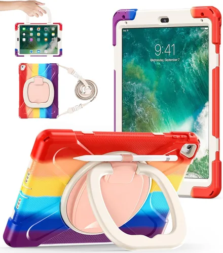 Miniatura 17 de BATYUE Funda para iPad de 6ª generación de 9.7 pulgadas 2018, iPad 5ª generación 2017, iPad Air 2/iPad Pro de 9.7 pulgadas, funda protectora a