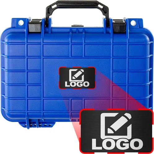 Miniatura 12 de Eylar Caja rígida para equipo de protección y cámara con placa de logotipo personalizada, caja seca impermeable con espuma de 11.6 pulgadas, 8.3