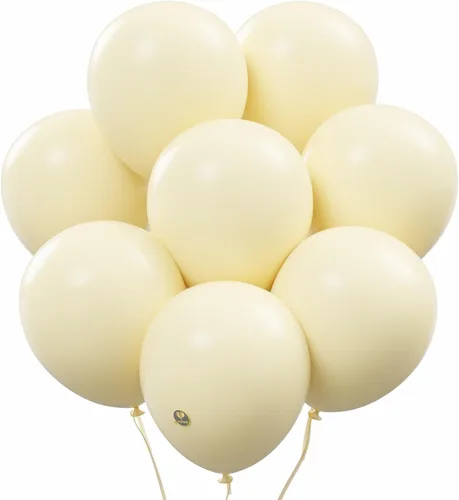 Miniatura 8 de AFTERLOON® - Globos de látex de goma natural de alta calidad, 50 unidades, color azul claro de 10 pulgadas, color mate, duradero, grueso, extra