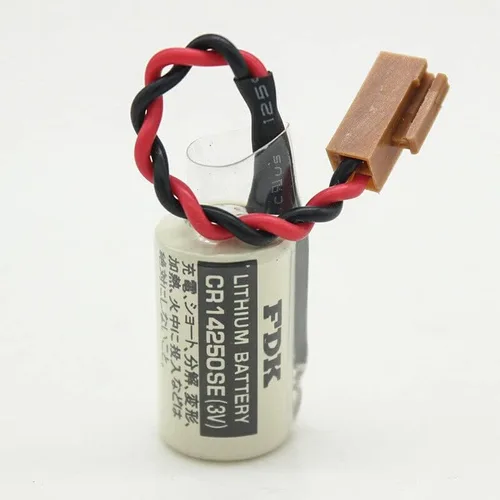 Miniatura 2 de Batería de litio de control industrial con enchufe marrón 1PCS CR14250SE (3V) CR14250SE (3V) 1/2AA PLC