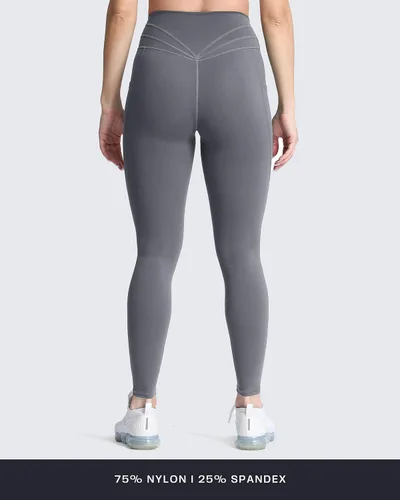 Miniatura 124 de Aoxjox Trinity - Pantalones de yoga de cintura alta con bolsillos para mujer, control de abdomen, cintura cruzada, leggings de entrenamiento suaves