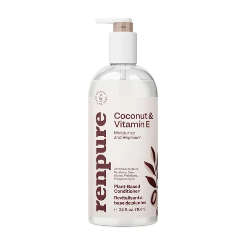 Miniatura 8 de RENPURE Vinagre de sidra de manzana y acondicionador de aloe, a base de plantas, aclara, elimina los residuos y nutre para un cabello brillante