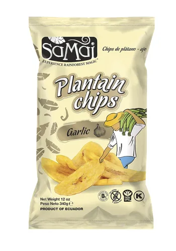 Miniatura 13 de SAMAI Chips de plátano de chile de 2.65 onzas, paquete de 15 unidades, totalmente naturales, sin OMG, sin gluten y Kosher