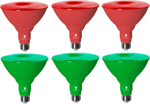 Miniatura 9 de Bluex Bulbs Bombilla LED Par38 – 18 W (equivalente a 120 vatios) – Regulable – Base E26 – Luces LED, decoración de fiestas, porche, iluminación