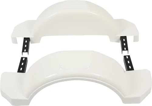 Miniatura 4 de HECASA - Par Negro de Defensas de Remolque de Eje Único para Falda de Neumático de Barco de 13 Pulgadas - 39.7 Pulgadas de Largo x 8.8 Pulgadas