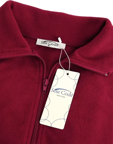 Miniatura 19 de SeSe Code Chaleco de forro polar ligero con cremallera frontal y bolsillos para mujer