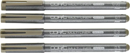 Miniatura 4 de Too Copic - Juego de 4 revestimientos múltiples, color gris cálido