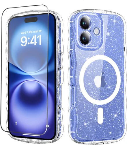 Miniatura 7 de MIODIK Compatible con Funda para iPhone Air, [Compatible con Magsafe] con Protector de Pantalla y Protección de Cámara Mejorada, Funda Protectora