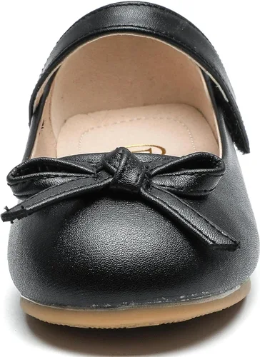 Miniatura 4 de kkdom Zapatos de vestir para niña, zapatos planos de ballet Mary Jane, zapatos escolares para niños pequeñosniños grandes