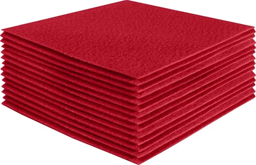 Miniatura 120 de FabricLA Hojas de fieltro acrílico para manualidades, cuadrados de fieltro precortados suaves de 4 x 4 pulgadas (3.9 in x 3.9 in), utiliza hojas