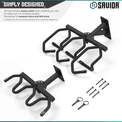 Miniatura 6 de Savior Equipment Soporte de Pared para Rifles Montado en la Pared Táctico para Escopetas Carabinas Armas de Fuego Exhibidor de Armas Independiente