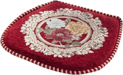 Miniatura 28 de EORNOW Juego de cojines para silla de comedor con lazos, juego de 1/2/4, almohadillas antideslizantes para silla de comedor con funda extraíble