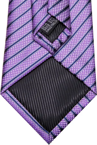 Miniatura 325 de Barry.Wang Juego de corbatas para hombre, corbata de seda a rayas, tejido a cuadros, gemelos formales, negocios, boda
